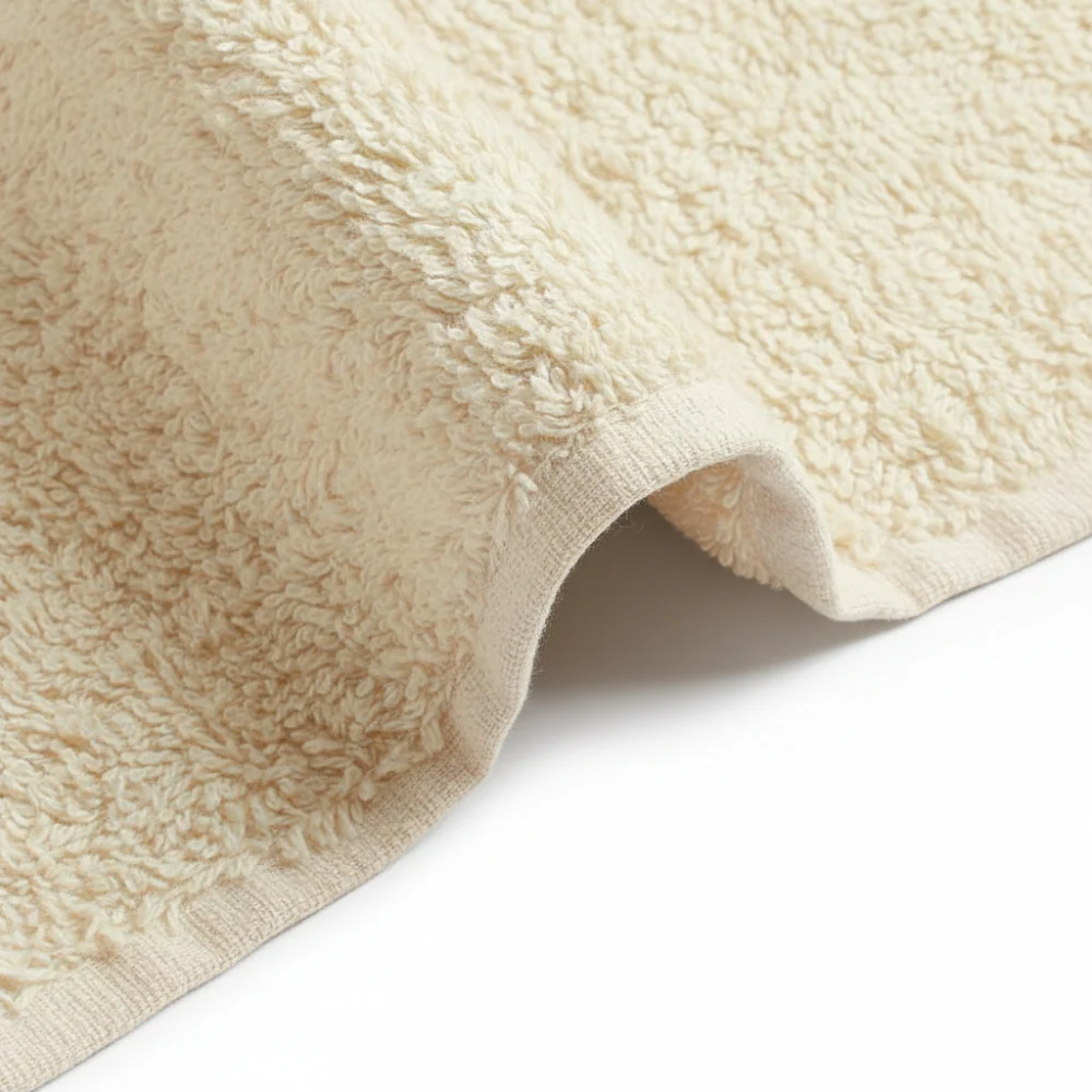 100% Cotton Bath Towel, Off White - Image 3