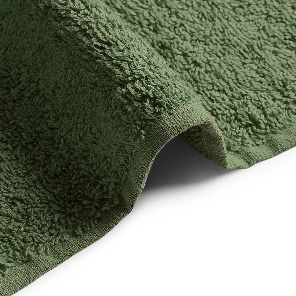 100% Cotton Bath Towel, Olive - Image 3