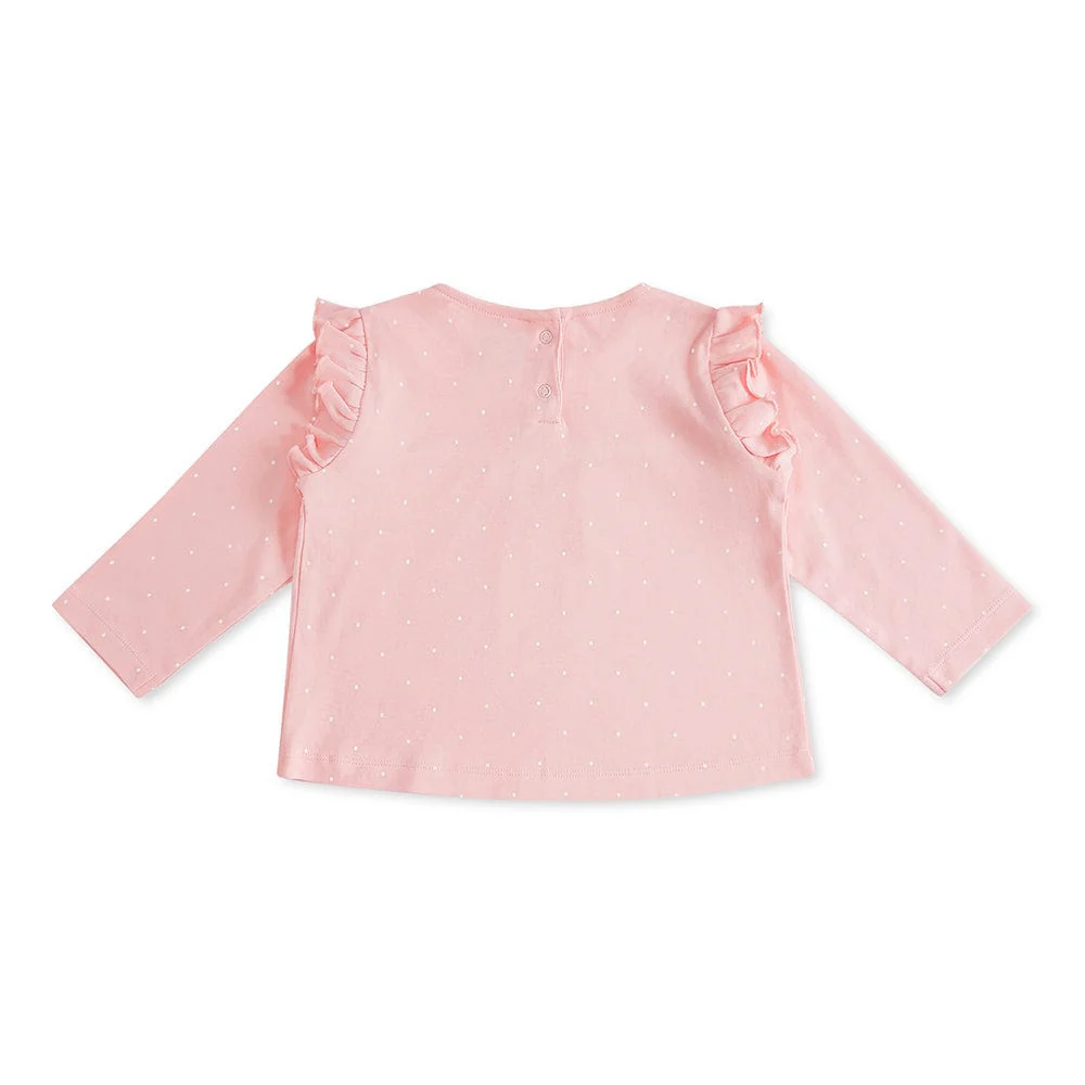 100% Cotton Full Sleeve Girl Top, Pink - Image 5