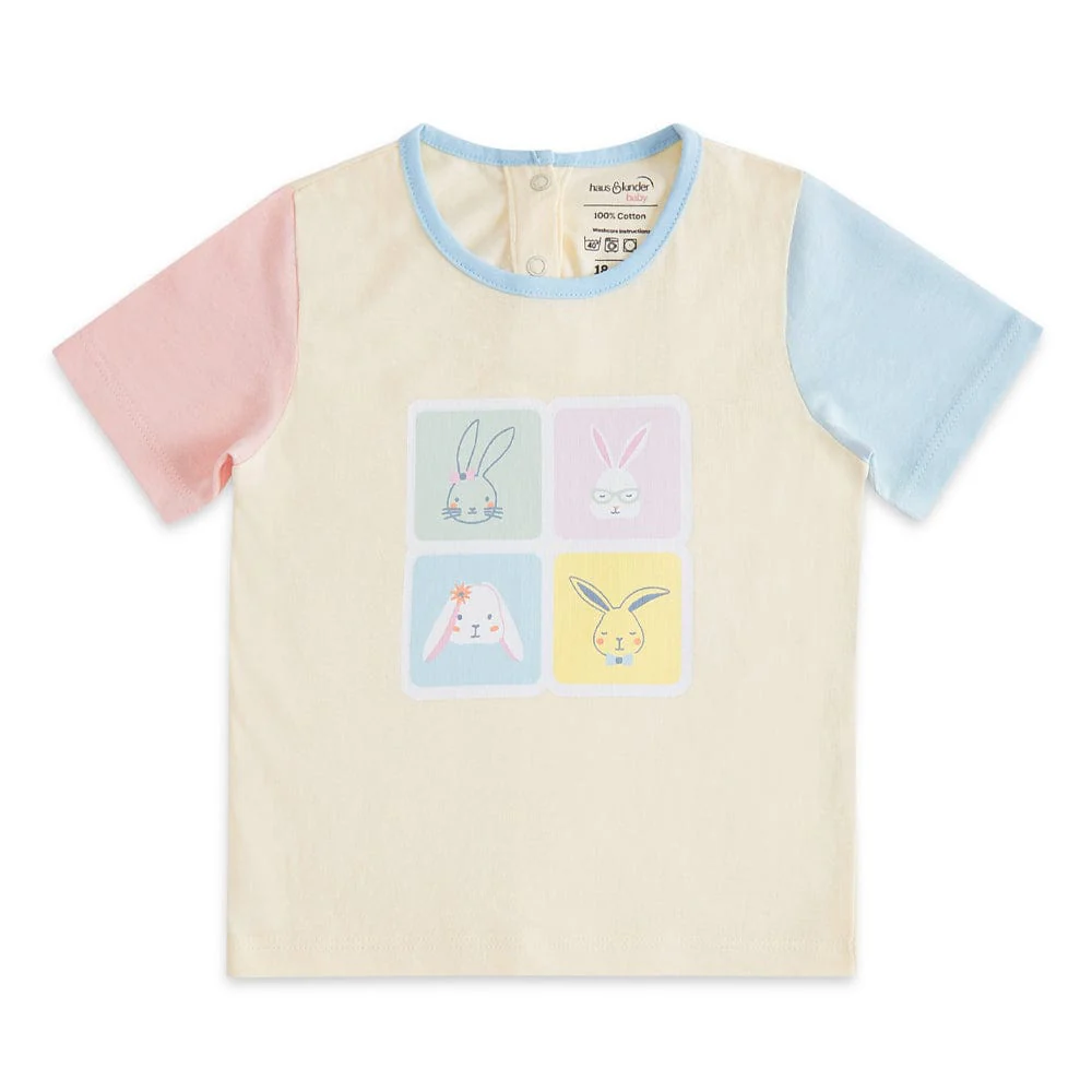 100% Cotton Half Sleeve Girl T-Shirt, White - Image 6