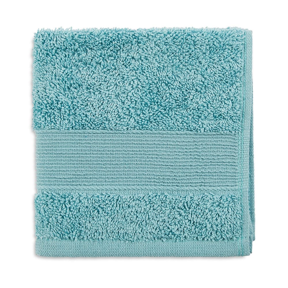100% Cotton Harmonry Combed Face Towel- Pack Of 12 (Cameo Pink, Almond, Coastal Blue) - Image 10