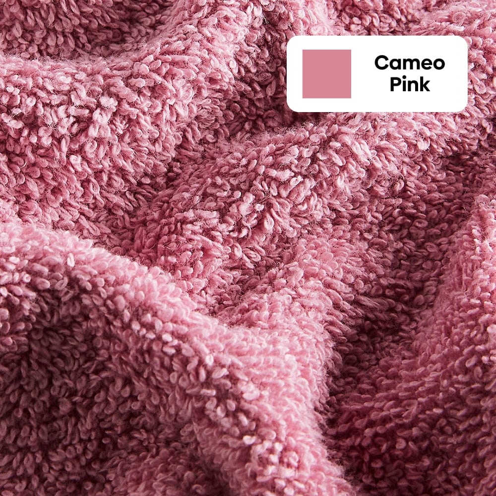 100% Cotton Harmonry Combed Face Towel- Pack Of 12 (Cameo Pink, Almond, Coastal Blue) - Image 11