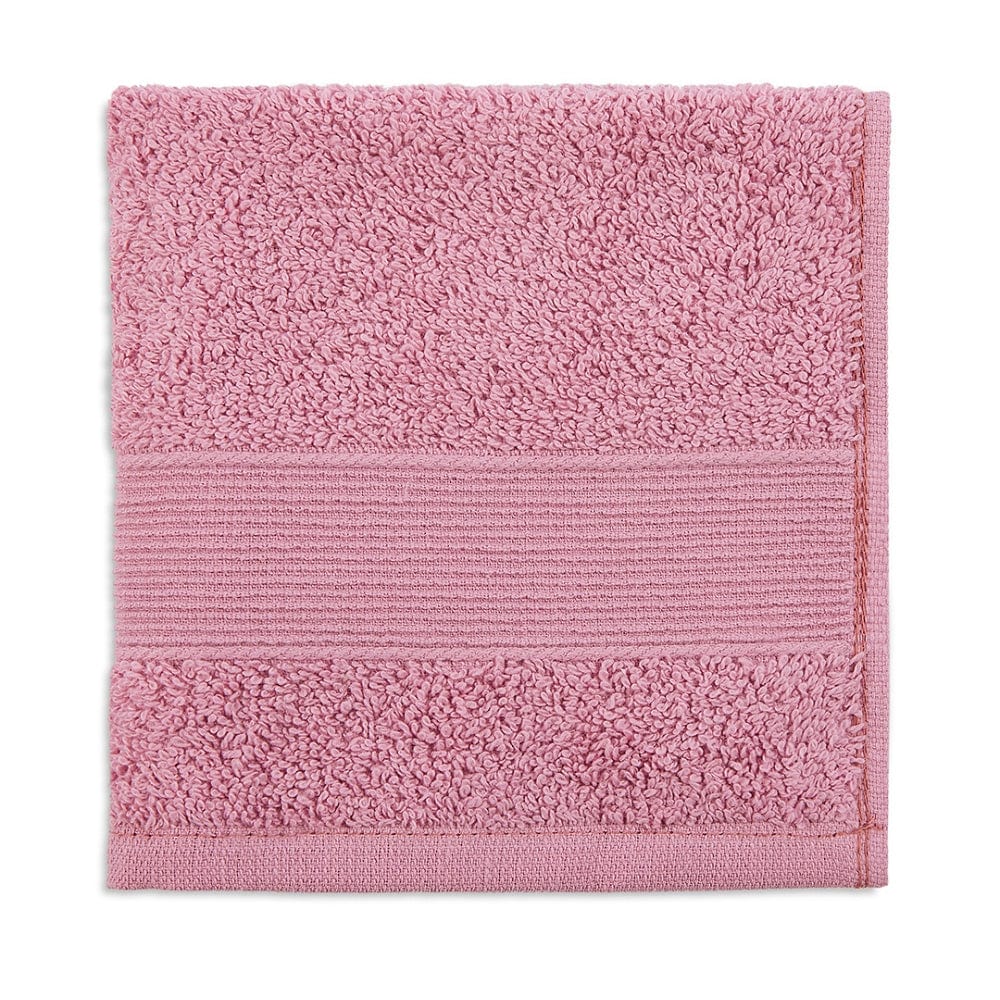 100% Cotton Harmonry Combed Face Towel- Pack Of 12 (Cameo Pink, Almond, Coastal Blue) - Image 8