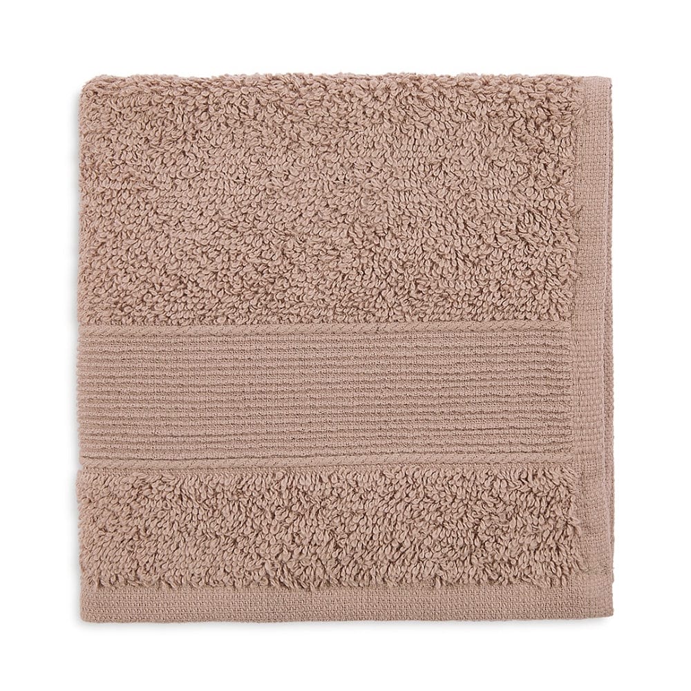 100% Cotton Harmonry Combed Face Towel- Pack Of 12 (Cameo Pink, Almond, Coastal Blue) - Image 9