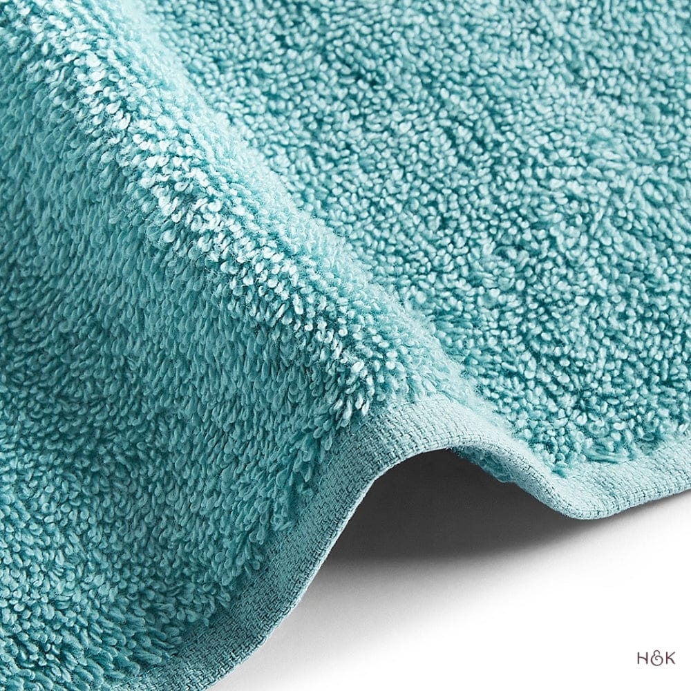 100% Cotton Harmony Combed Bath Set- Pack Of 6  (Cameo Pink, Coastal Blue) - Image 5