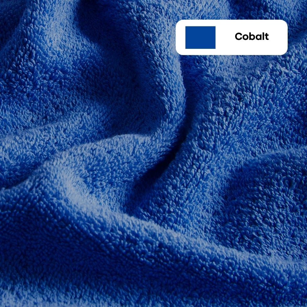 100% Cotton Harmony Combed Bath Set- Pack Of 6 (Cobalt, Almond) - Image 10