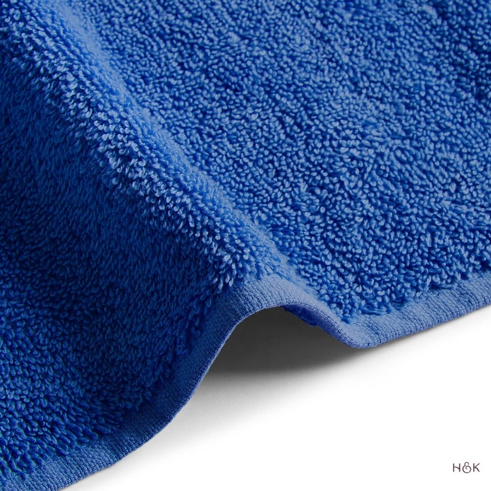 100% Cotton Harmony Combed Bath Set- Pack Of 6 (Cobalt, Almond) - Image 8