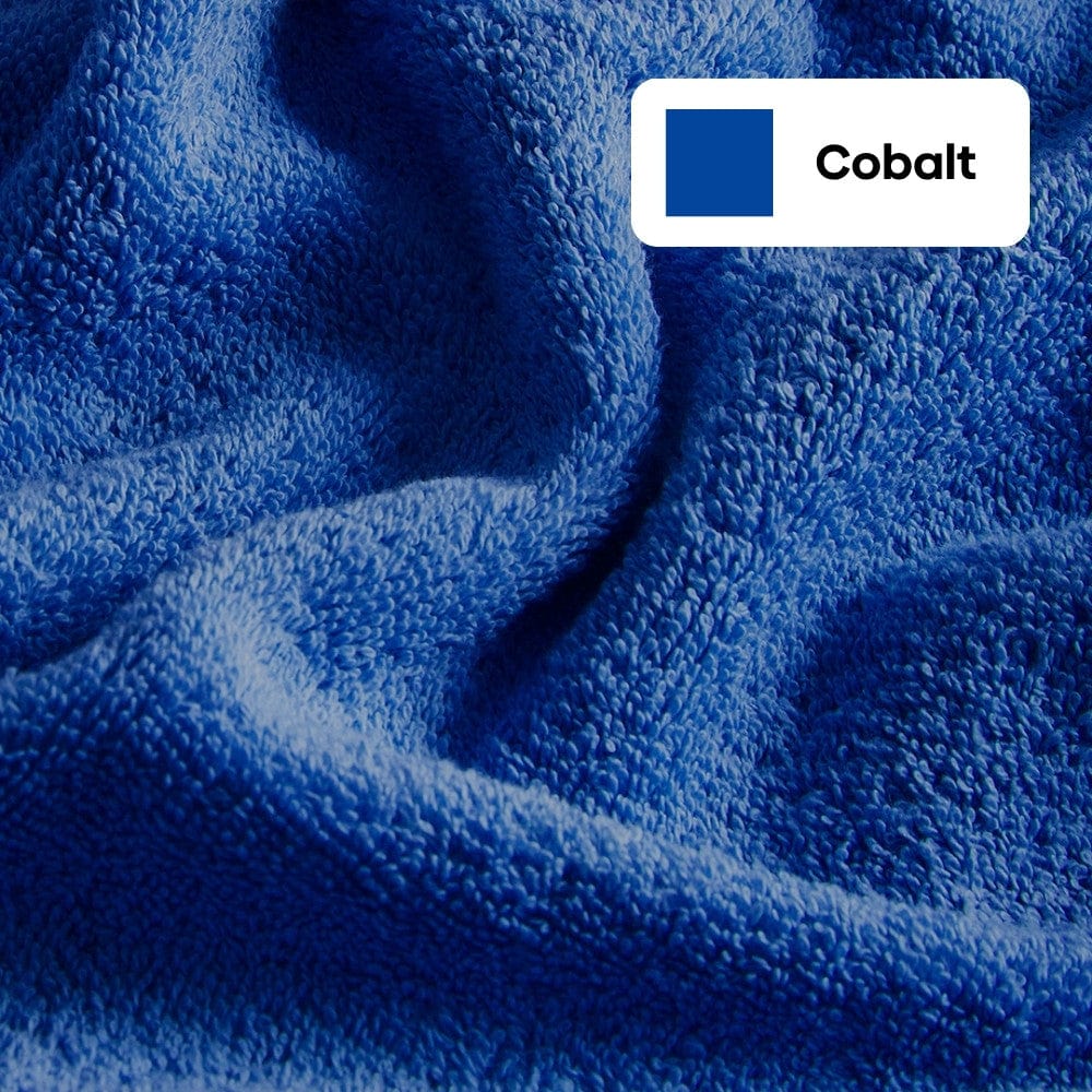 100% Cotton Harmony Combed Bath Towel- Pack Of 2 (Cobalt, Almond) - Image 10