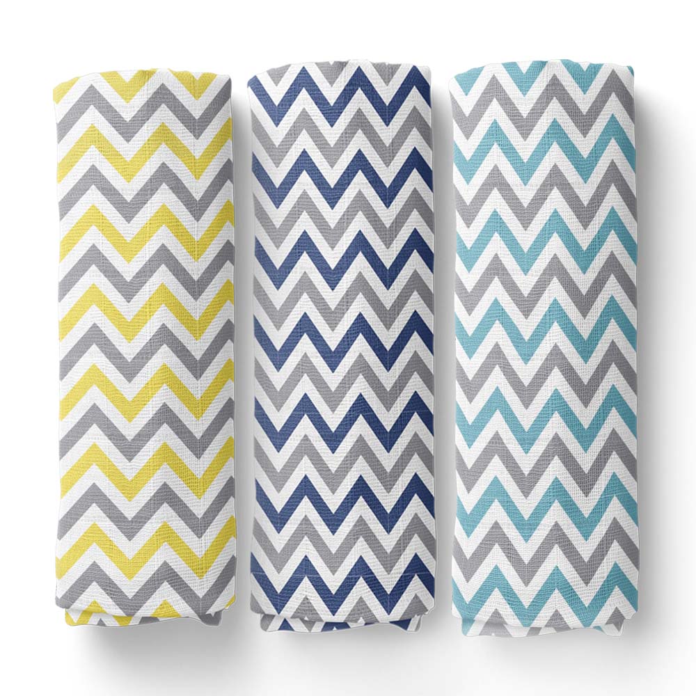 Muslin Swaddles, Pack Of 3 - Image 10