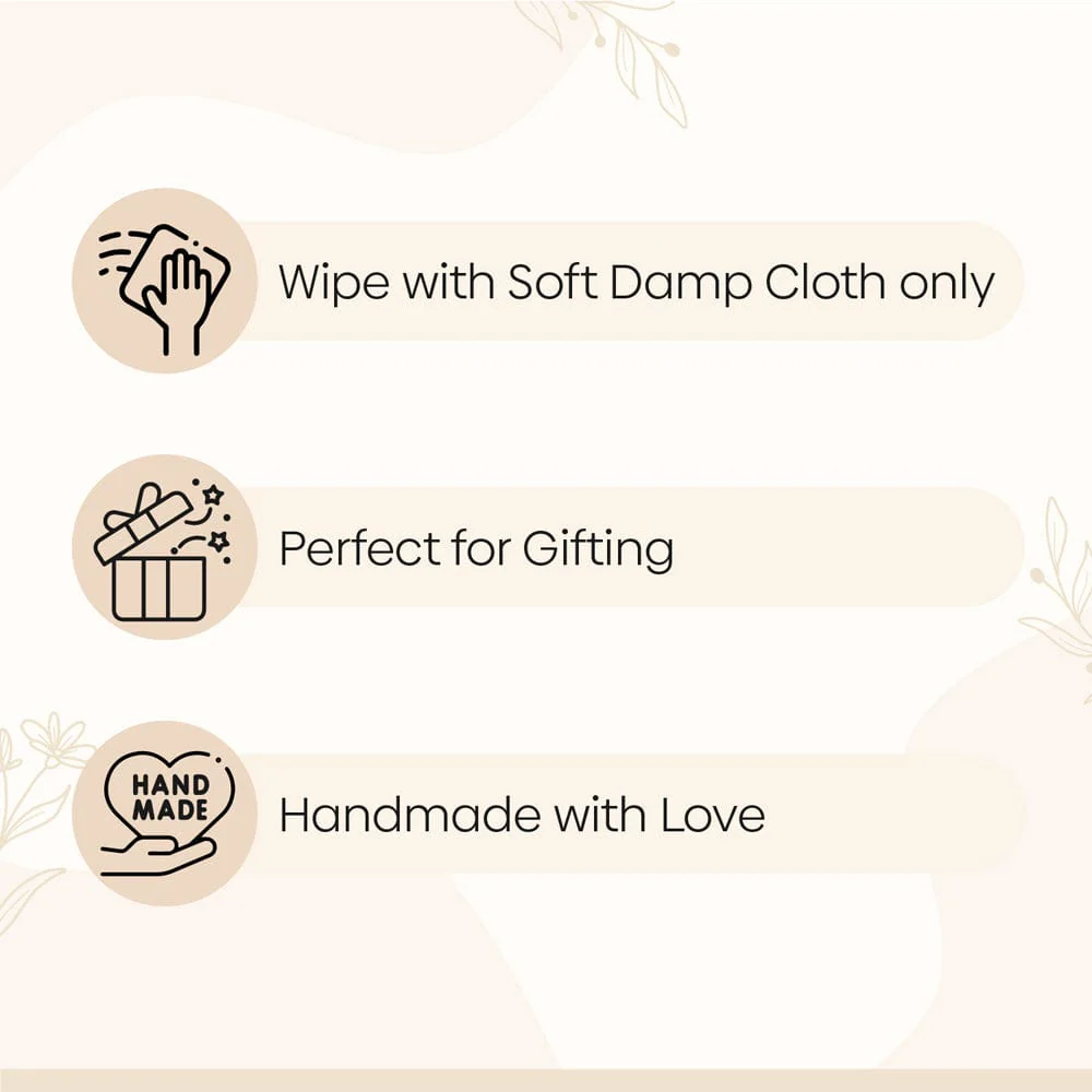 Timber Wood & Resin stripe coaster set of 4, White & Natural - Image 7