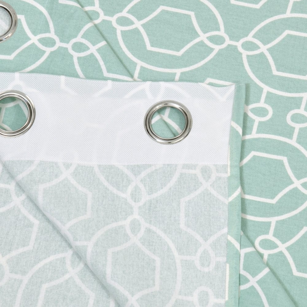 Aqua Angles Curtain Set - Image 7