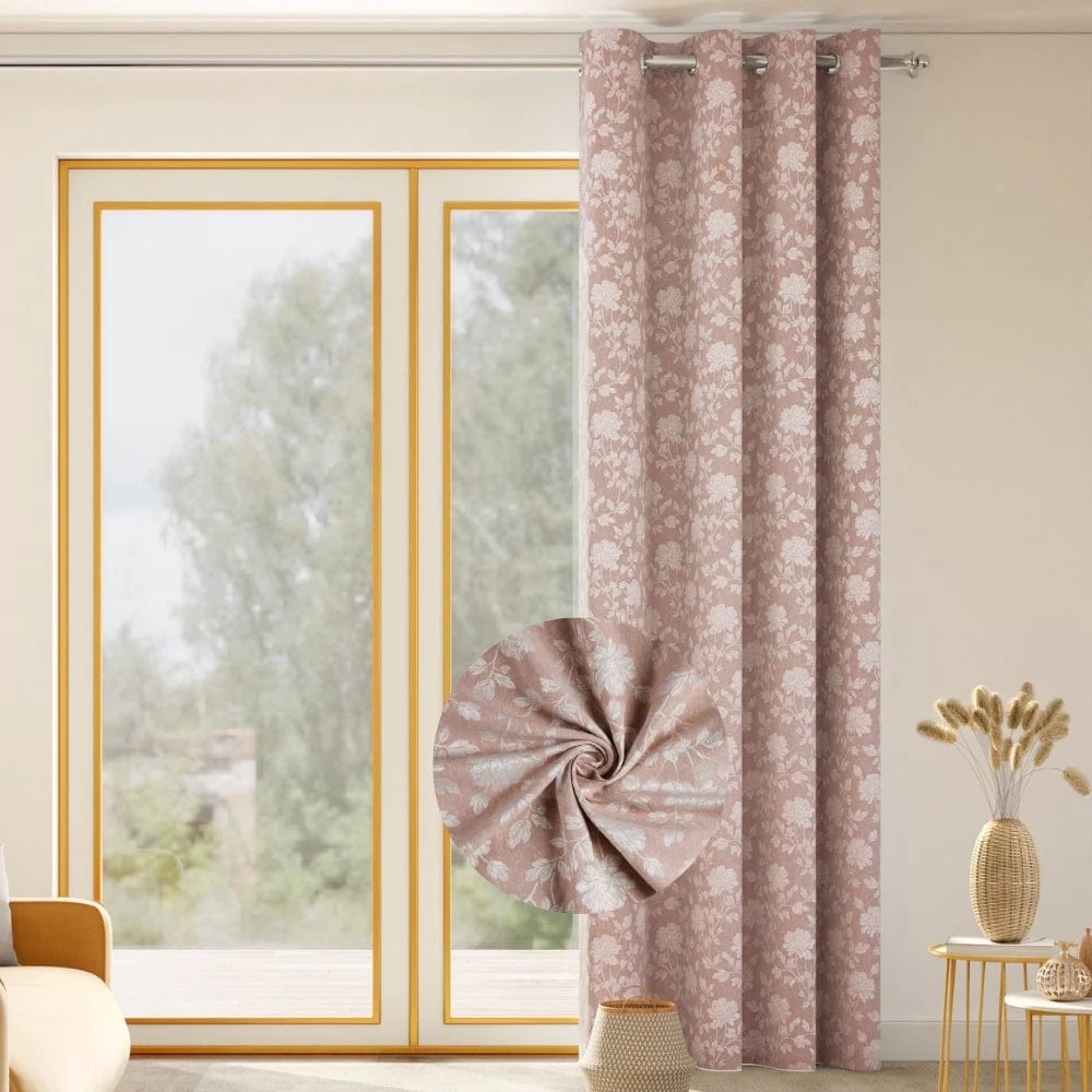 Chateau Rose Curtain, Blush - Image 9