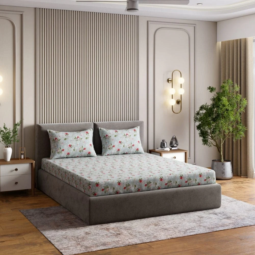 Digital Printed 210 TC Bedsheet- Fabled Fig - Image 3