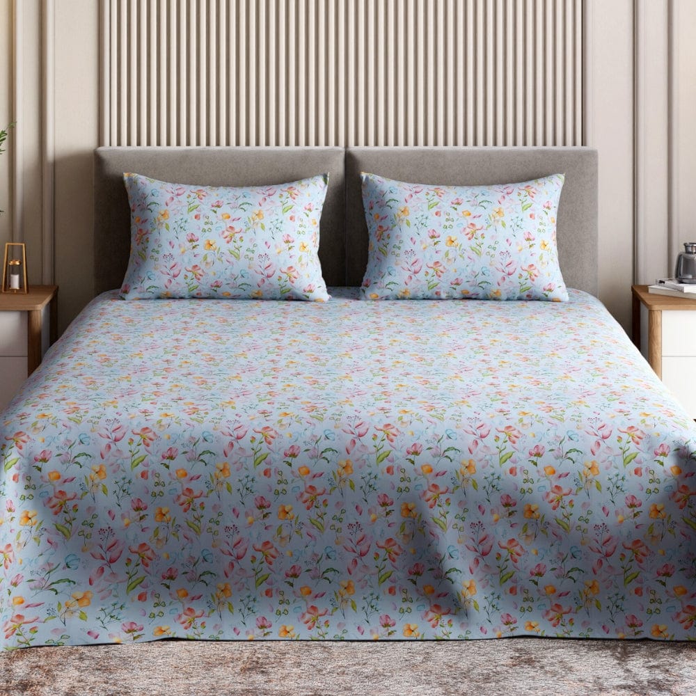 Digital Printed 210 TC Bedsheet- Petal Haze - Image 6