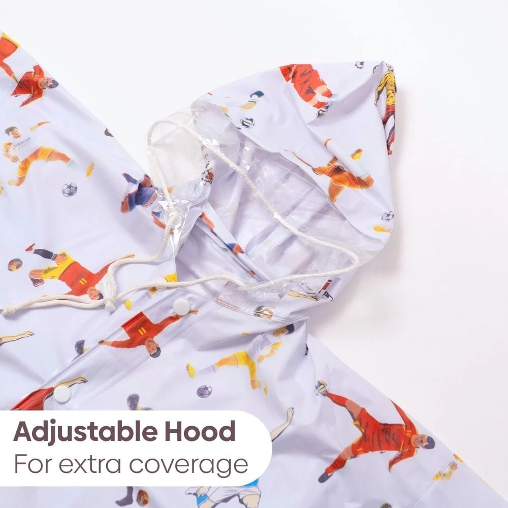 CR7 Storm Kids Printed Raincoat 6-10 yrs - Image 4