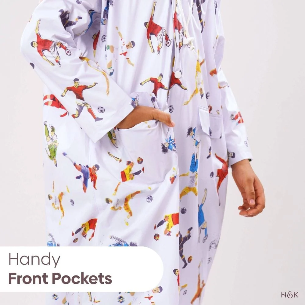 CR7 Storm Kids Printed Raincoat 6-10 yrs - Image 6