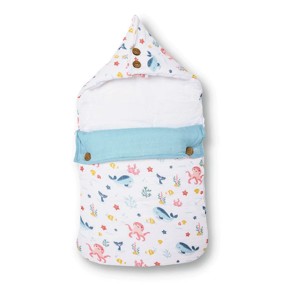 Muslin Carrier Nest / sleeping bag , 0-12 Months - Image 9