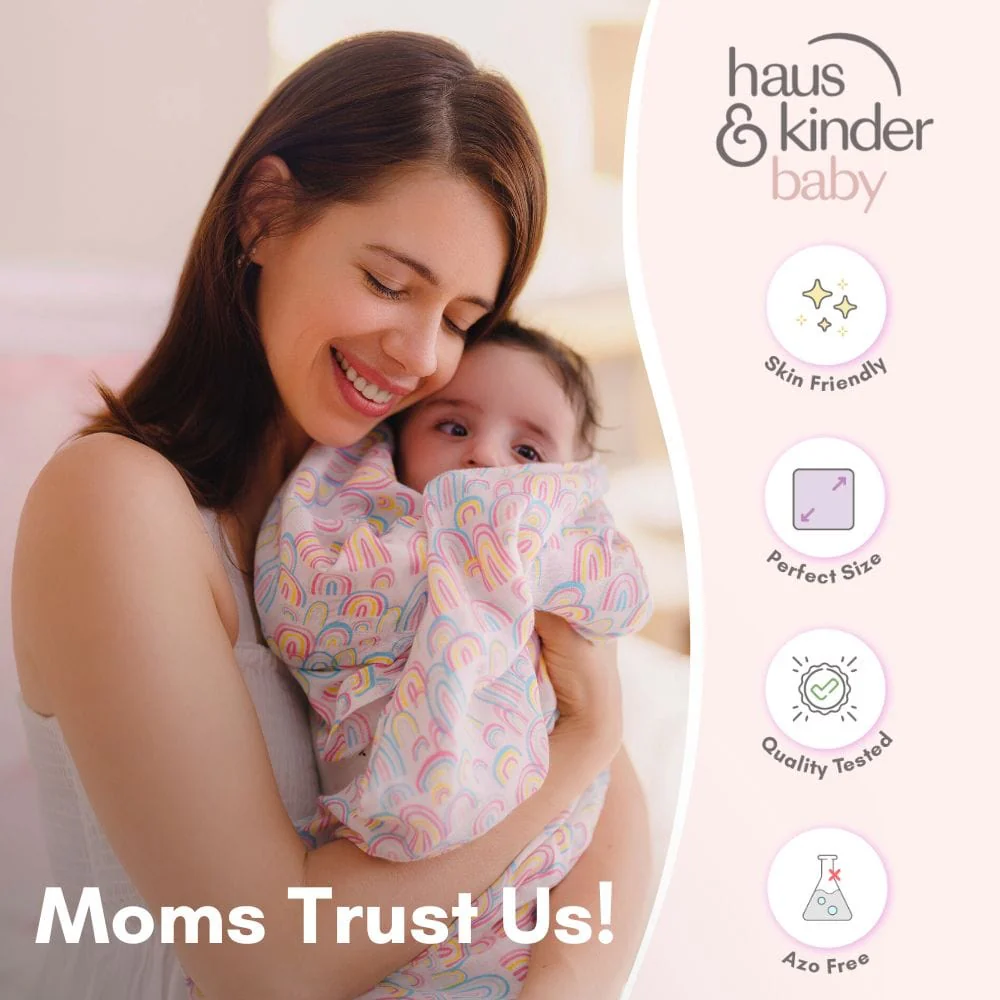 Muslin Swaddles Pack of 2 - Image 10