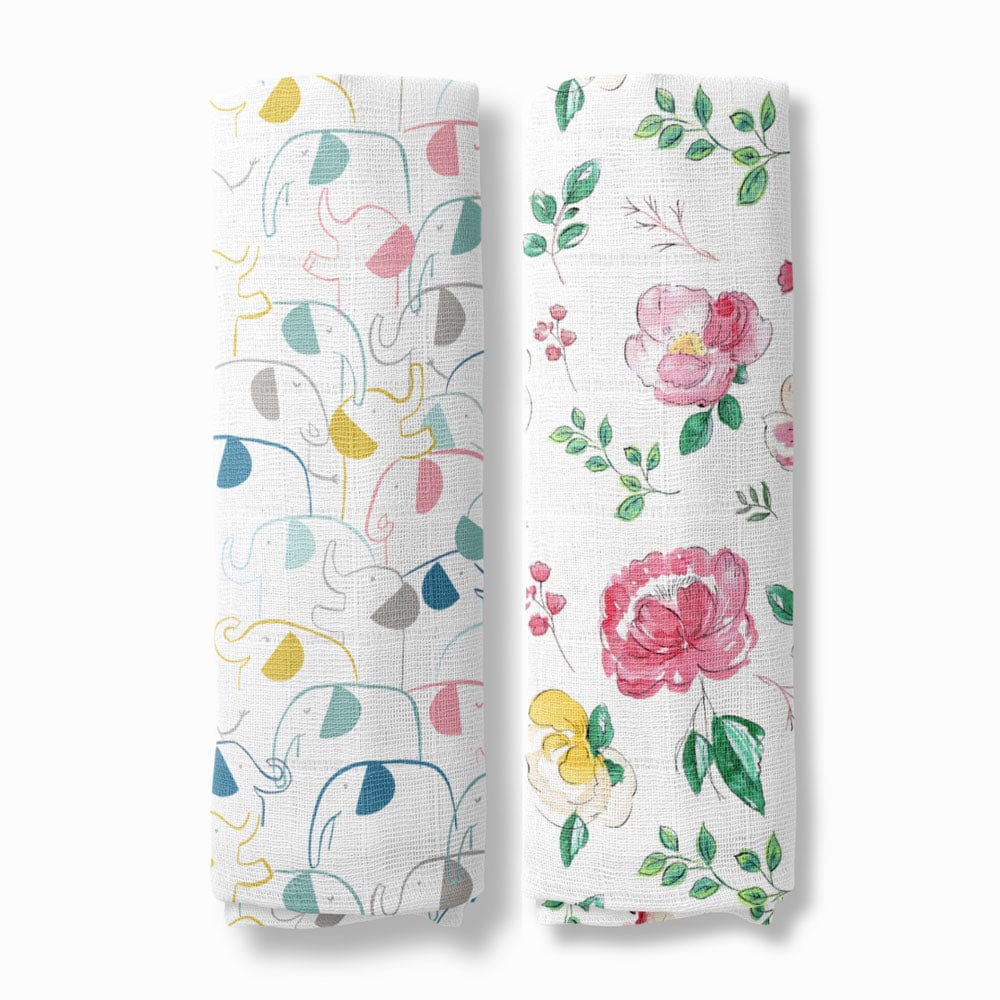 Muslin Swaddles Pack of 2 - Image 6