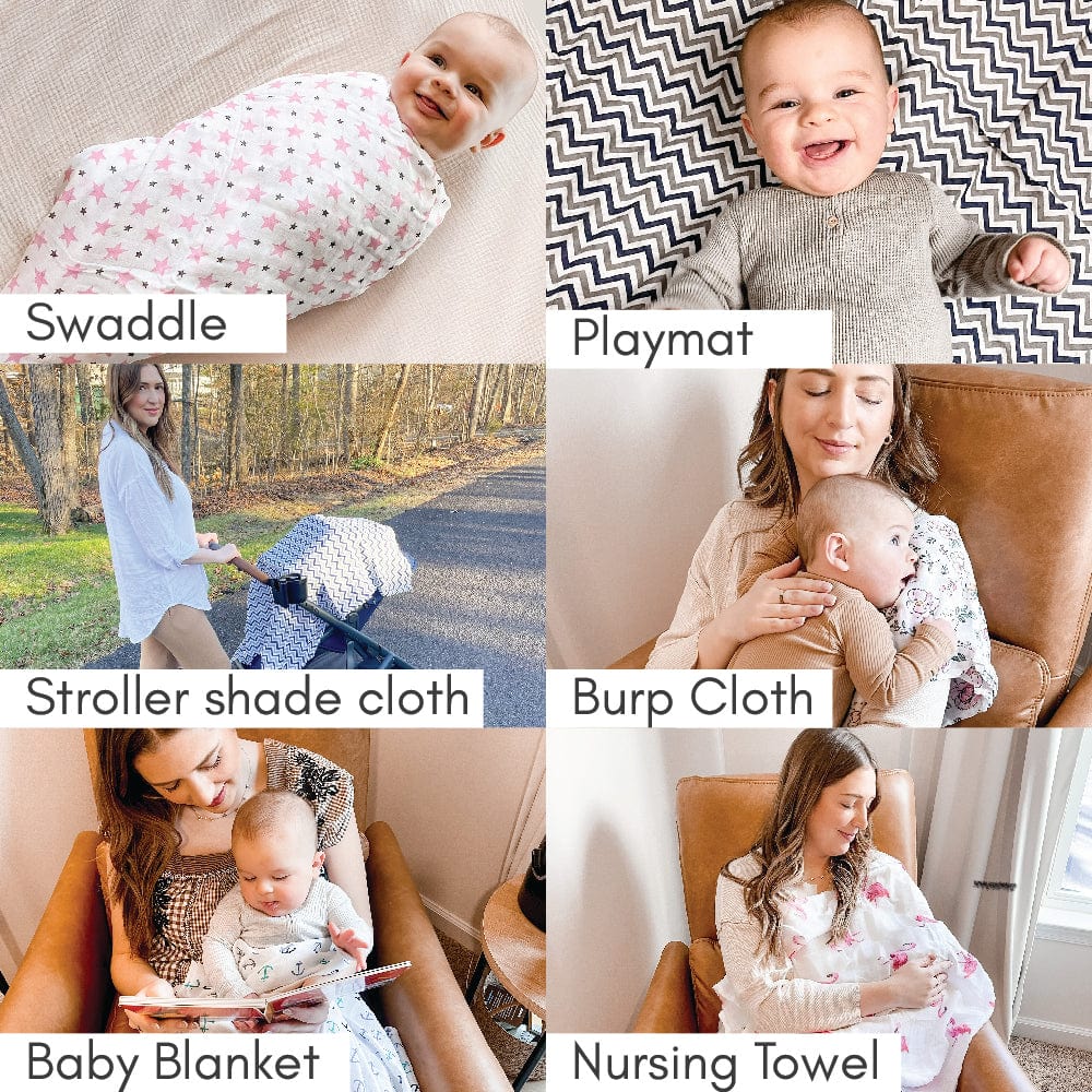 Muslin Swaddles Pack of 5 - Image 12