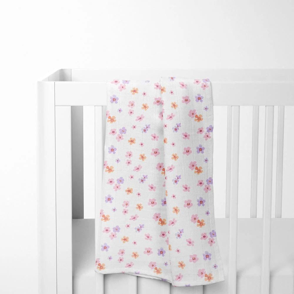 Papillon Paradise Collection 100% Organic Cotton Muslin Swaddle Pack Of 3 - Image 10