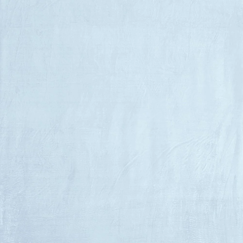 Plain Brush Cloth Super Soft Plush Single Flannel Blanket- Sky Blue - Image 8
