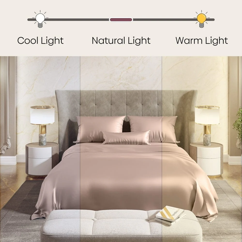 Satin Royale Golden Sand 300TC Satin Double Bedsheet - Image 6