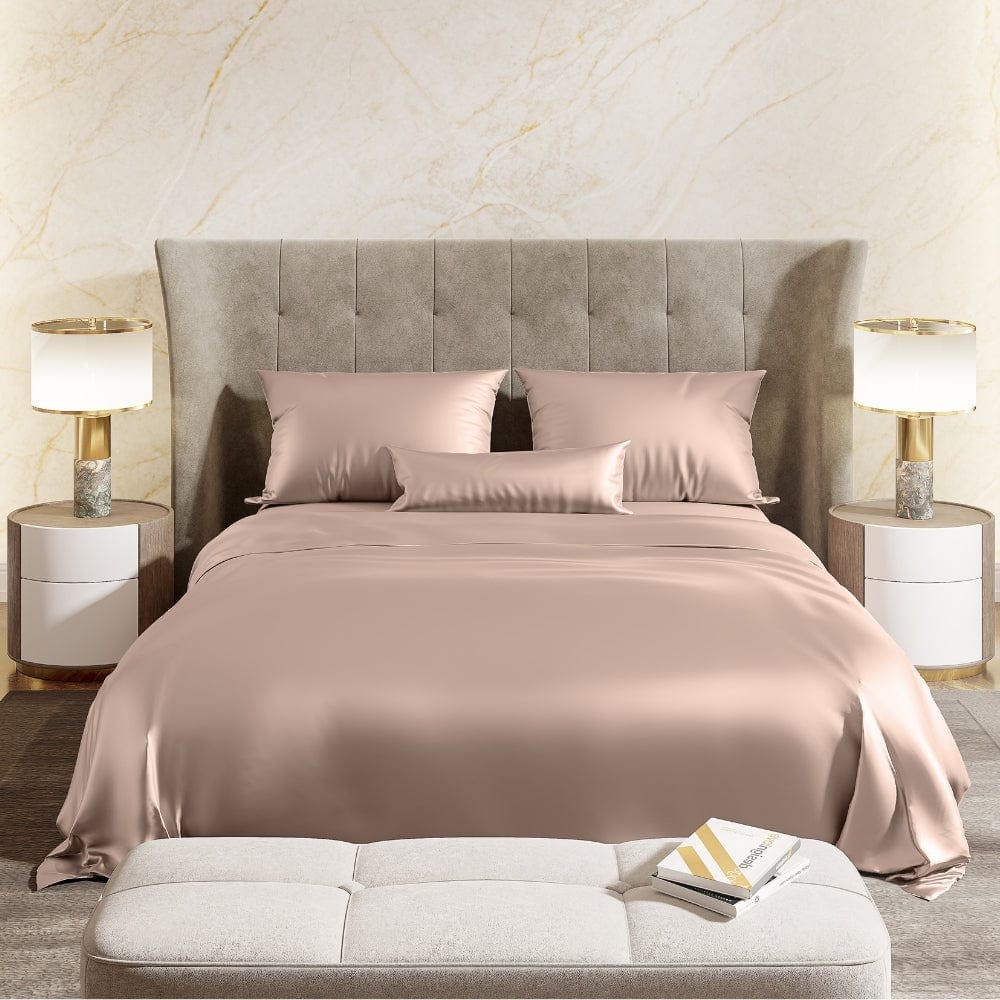 Satin Royale Golden Sand 300TC Satin King Bedsheet - Image 3