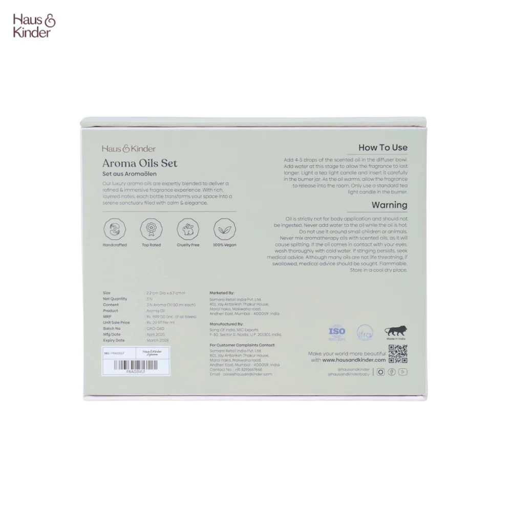 Velour, Luma & Flore Aroma Oil Pack of 3 (10 ml each) - Image 4